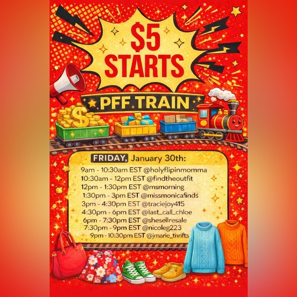 Other - 🚂 PFF Train🚂 January 30th🚂